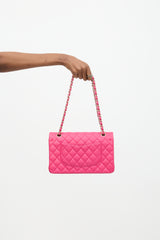 Chanel Leather Medium Double Flap Bag