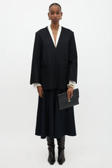 Chanel Leather Sleek and Chic  Clutch