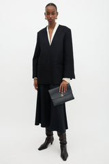 Chanel Leather Sleek and Chic  Clutch