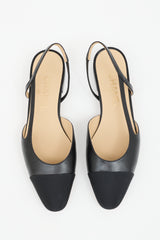 Chanel Leather Slingback Flat