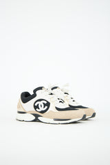 Chanel Leather & Mesh CC Sneaker