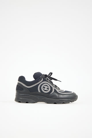 Chanel Leather & Neoprene CC Sneaker
