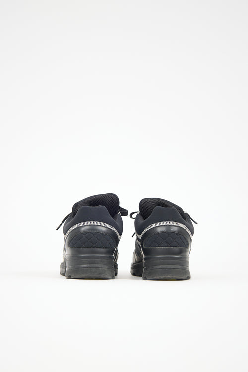 Chanel Leather & Neoprene CC Sneaker