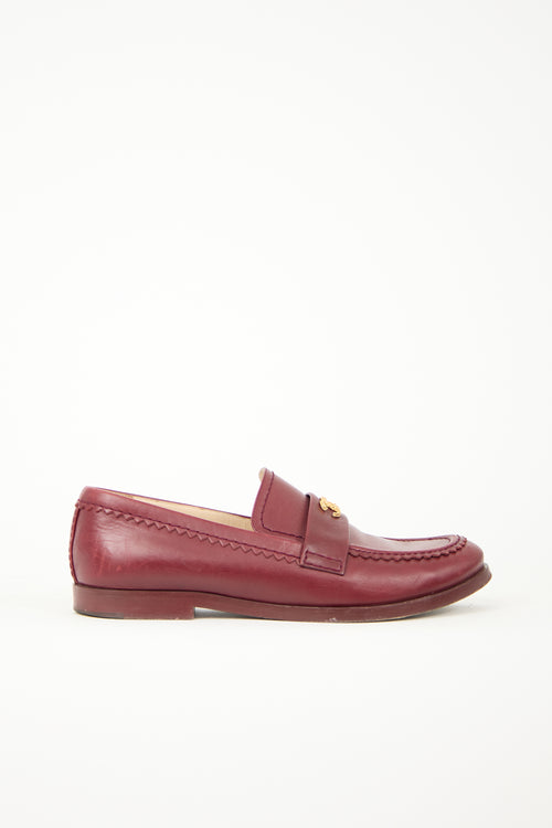 Chanel Leather CC Loafer