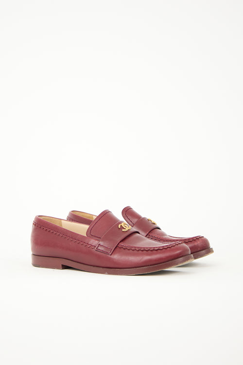 Chanel Leather CC Loafer