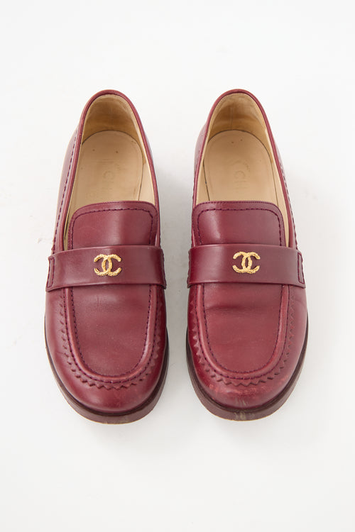 Chanel Leather CC Loafer