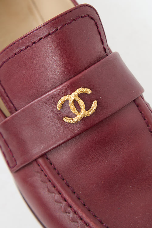 Chanel Leather CC Loafer