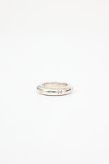 Chanel Sterling Silver Logo Ring