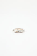 Chanel Sterling Silver Logo Ring