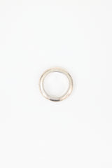 Chanel Sterling Silver Logo Ring
