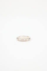 Chanel Sterling Silver Logo Ring