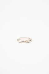 Chanel Sterling Silver Logo Ring
