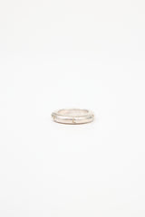 Chanel Sterling Silver Logo Ring