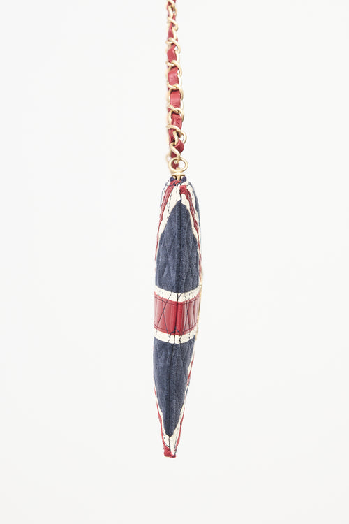 Chanel PF 2008 'London/Paris' Union Jack Clutch