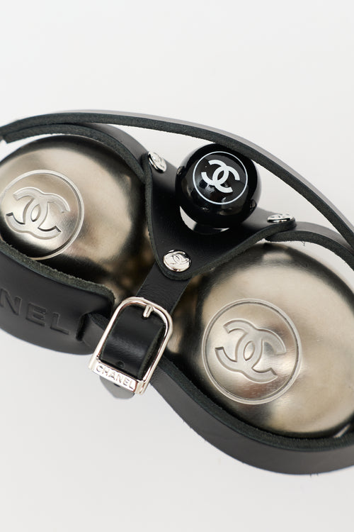 Chanel Metal CC Petanque Bocce Ball Set
