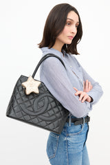 Chanel Metallic Leather Walk Of Fame Star Coin Purse