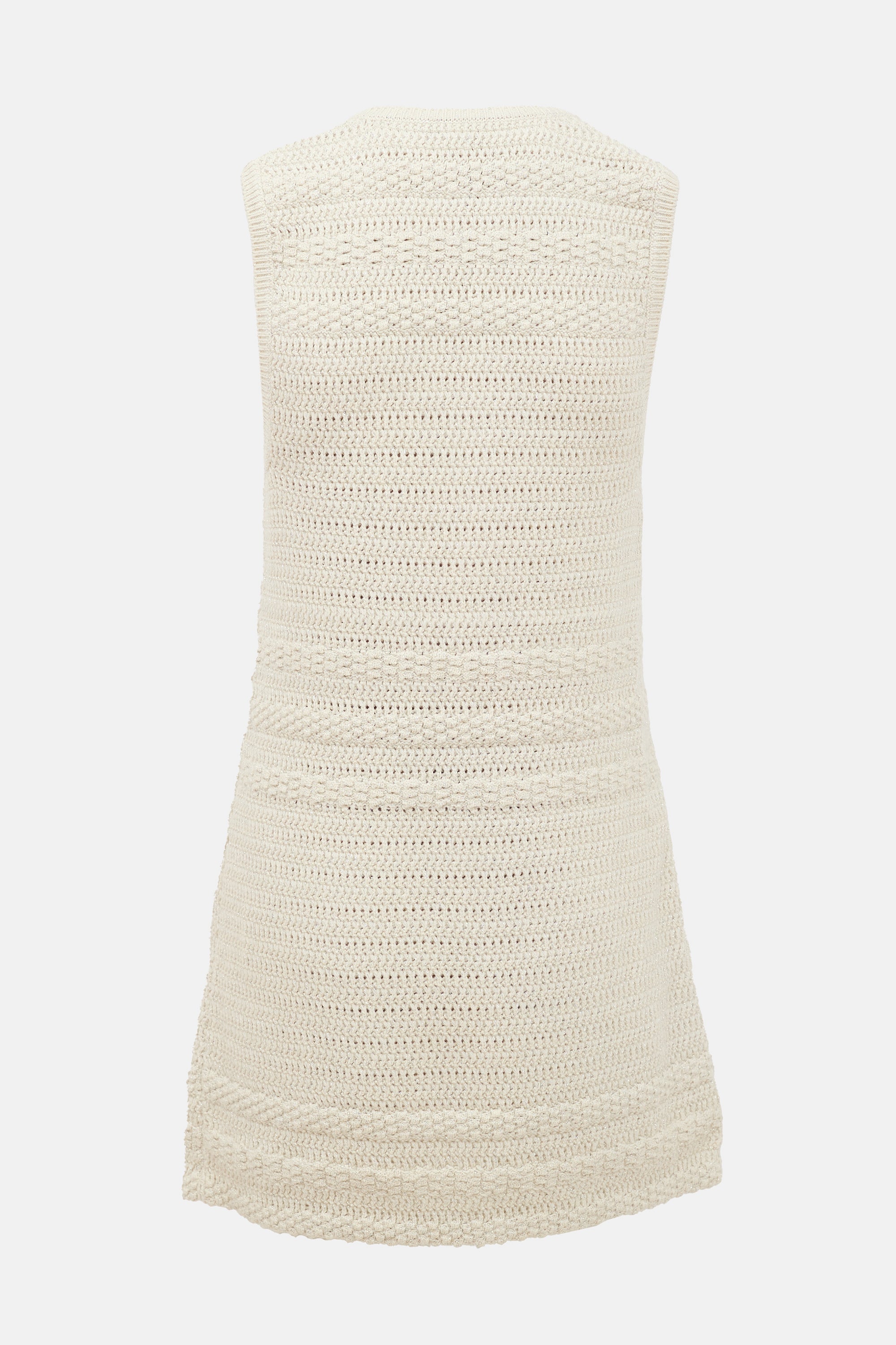 chanel white crochet dress Chanel S/S 2005 runway crochet set with the most romantic sleeves & open lace now available at Raffe (SOLD)