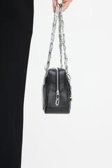 Chanel Mid 2000s Black Mademoiselle Ligne Camera Bag