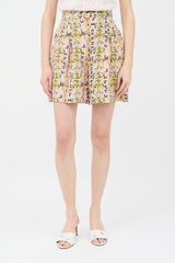 Chanel Spring 1994 Silk Printed Shorts