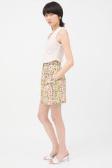 Chanel Spring 1994 Silk Printed Shorts