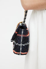 Chanel 2020 Black & Multi Tweed 19 Shoulder Bag