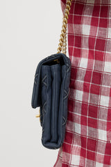 Chanel 2014 Paris Dallas Iridescent Chic Stitch Flap Bag