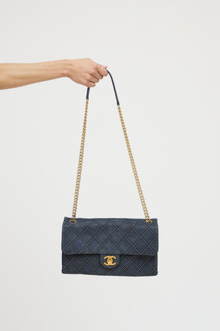 Chanel 2014 Paris Dallas Iridescent Chic Stitch Flap Bag