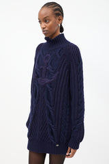 Chanel Pre-Fall 2018 Knit Anchor Sweater Dress