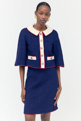 Chanel Wool Tweed Check Set