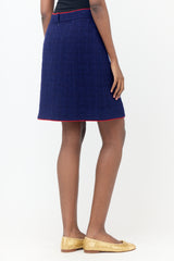 Chanel Wool Tweed Check Set