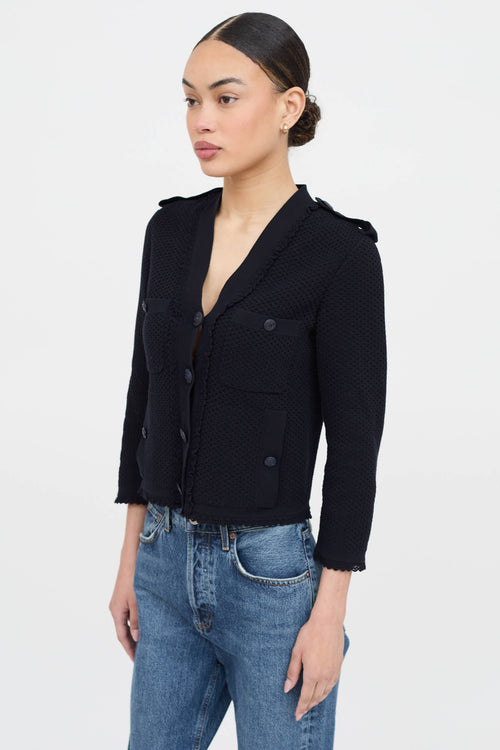 Chanel Spring 2016 Crochet Cardigan