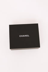 Chanel Navy & White Suede CC Sneakers