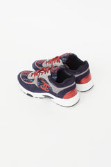 Chanel Navy & Multicolour Tweed CC Sneaker