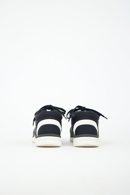 Chanel Neoprene CC Logo Sneaker