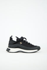 Chanel Neoprene & Suede CC Logo Sneaker