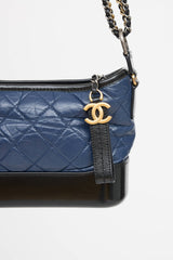 Chanel 2017 Leather Quilted Gabrielle Bag