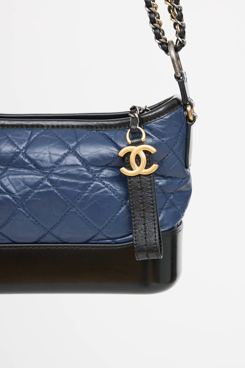 Chanel 2017 Leather Quilted Gabrielle Bag