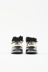 Chanel Patent Bow Loafer Heel