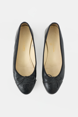 Chanel Patent CC Ballet Flat