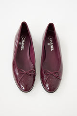 Chanel Patent CC Ballet Flat