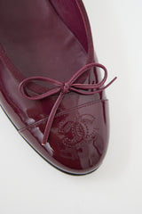 Chanel Patent CC Ballet Flat