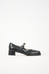 Chanel Patent CC Leather Mary Jane Heel