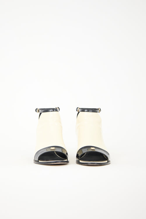 Chanel 2016 Patent Leather CC Boot