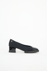 Chanel Resort 2016 Grosgrain & Patent Cap Toe Pump
