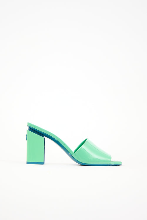 Chanel Patent CC Sandal