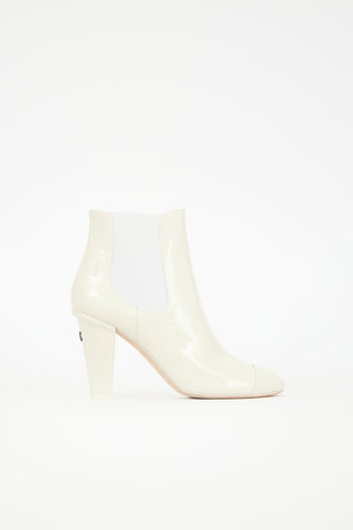 Chanel Patent CC Chelsea Boot