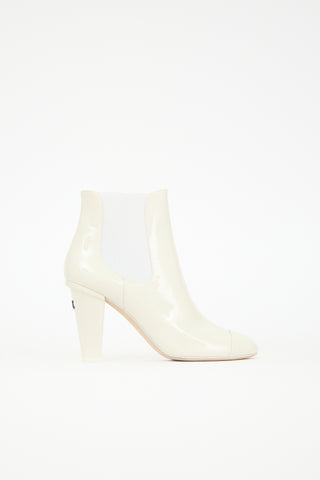Chanel Patent CC Chelsea Boot
