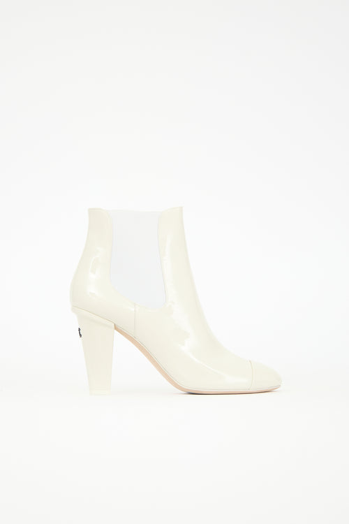 Chanel Patent CC Chelsea Boot