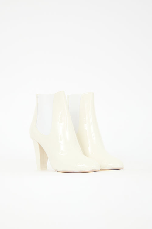 Chanel Patent CC Chelsea Boot