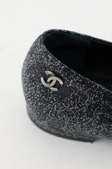 Chanel Patent Cap Toe Ballerina Flat